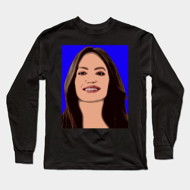 angelina jolie Long Sleeve T-Shirt by oryan80